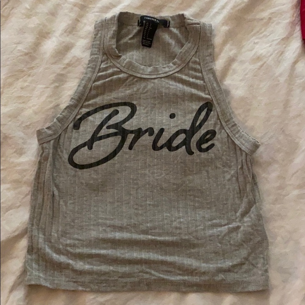 Bride Crop top